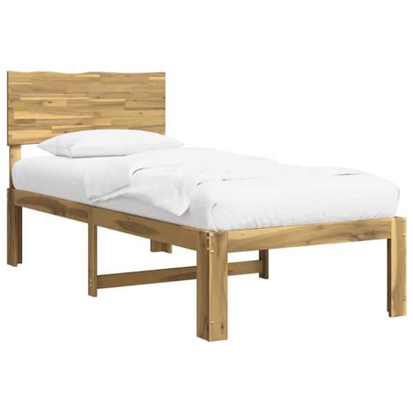 vidaXL &Uuml;ksikvoodi raam peatoega ROSTOCK Valge 100 x 200 cm