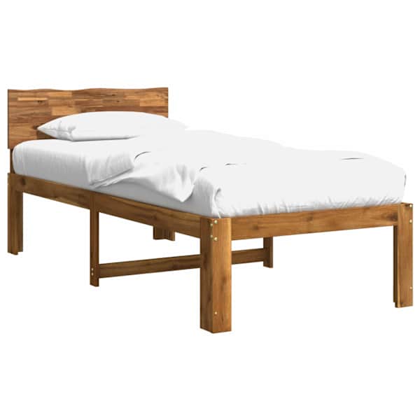 vidaXL &Uuml;ksikvoodi raam peatoega ROSTOCK Naturaalne 80 x 200 cm