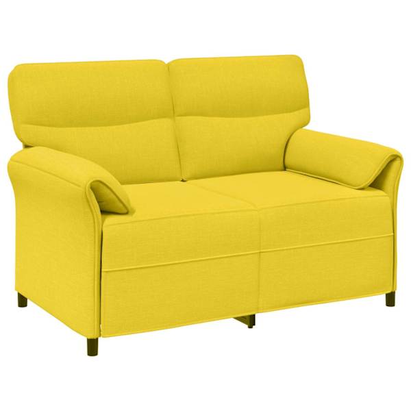 vidaXL Diivan 100% pol&uuml;ester metallraam MDF, Vineer