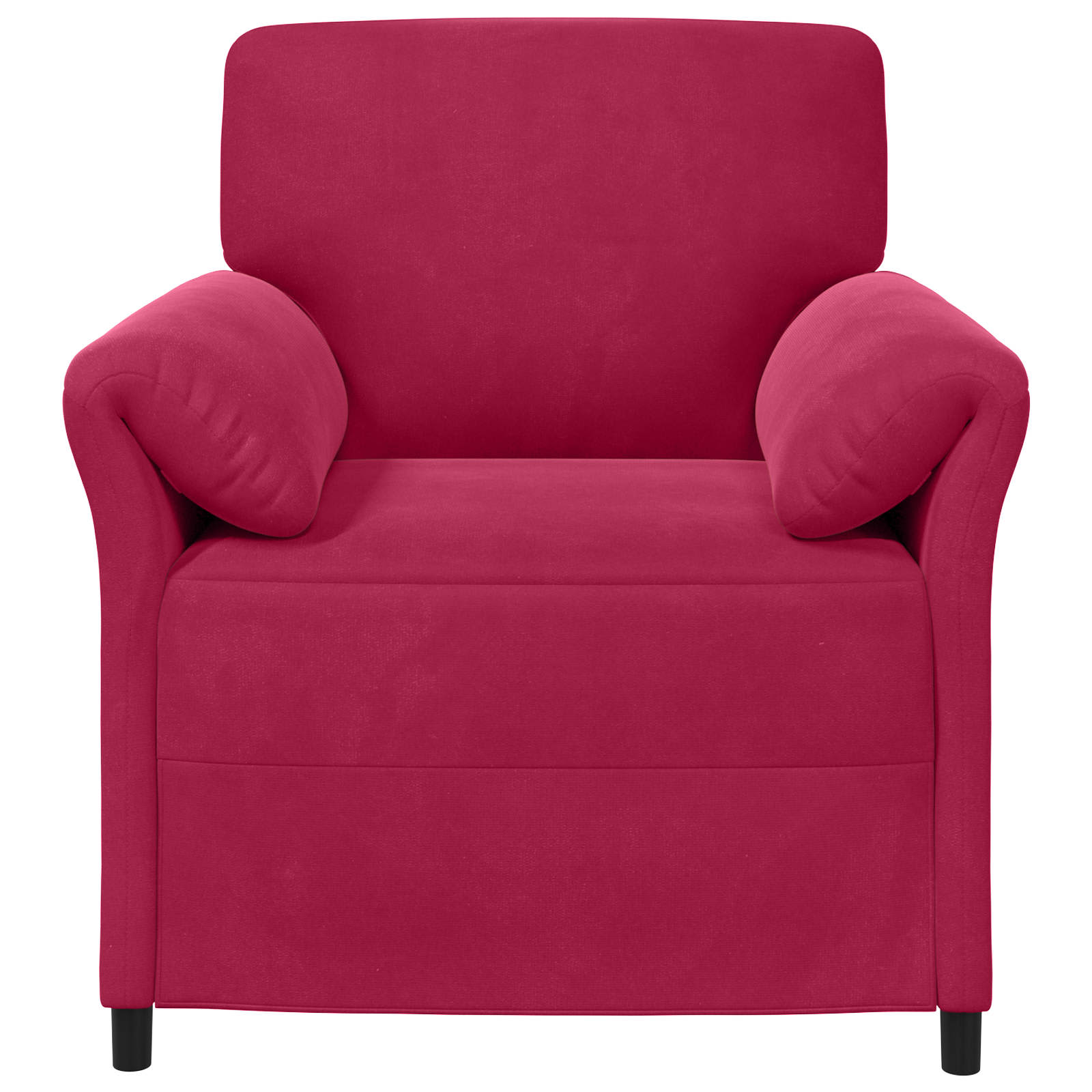 Enosobna sedežna garnitura Vinorodna rdeča 88 x 83 x 95 cm - slika 3