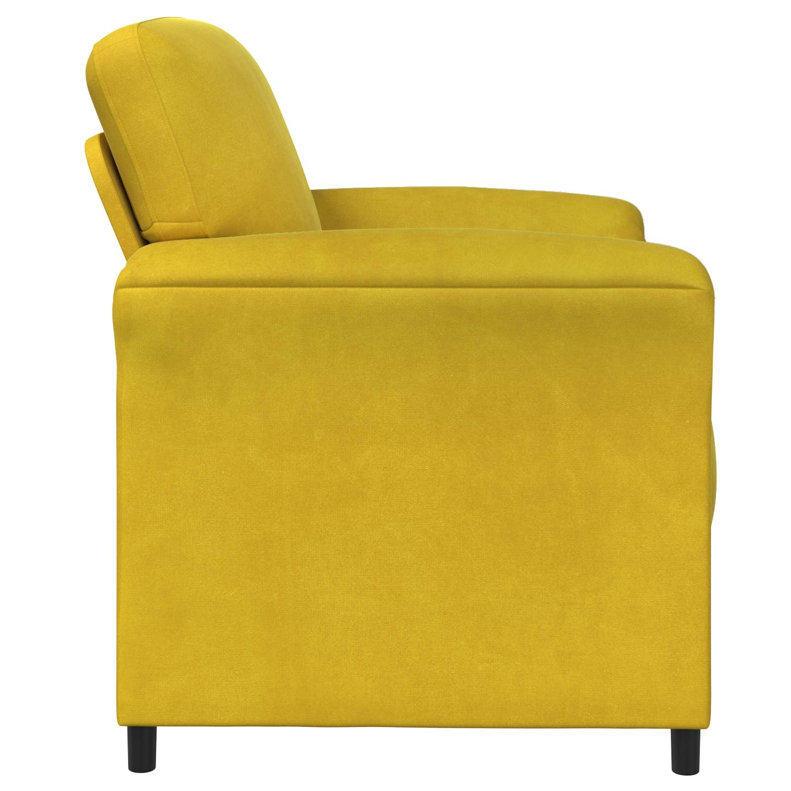 Enosobna sedežna garnitura Rumena 88 x 83 x 95 cm Žamet - slika 4