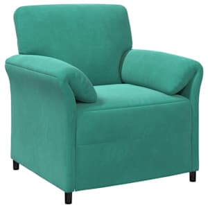 vidaXL &Uuml;hekohtaline diivan T&uuml;rkiis 88 x 83 x 95 cm Samet