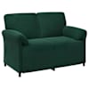 vidaXL 2-kohaline diivan Tumeroheline 138 x 83 x 95 cm Samet