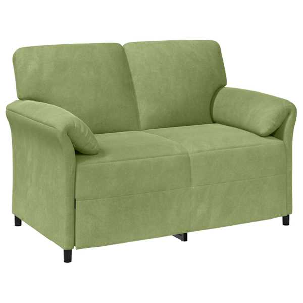 vidaXL 2-kohaline diivan Hele roheline 138 x 83 x 95 cm Samet