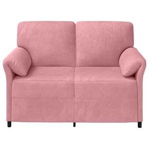 Sofa pro dvě osoby Růžová 138 x 83 x 95 cm Samet - obrázek 3