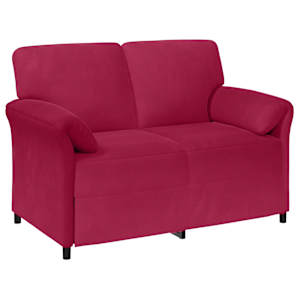 vidaXL 2-kohaline diivan Veinpunane 138 x 83 x 95 cm Samet