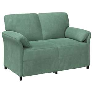 vidaXL 2-kohaline diivan Mere Roheline 138 x 83 x 95 cm Samet