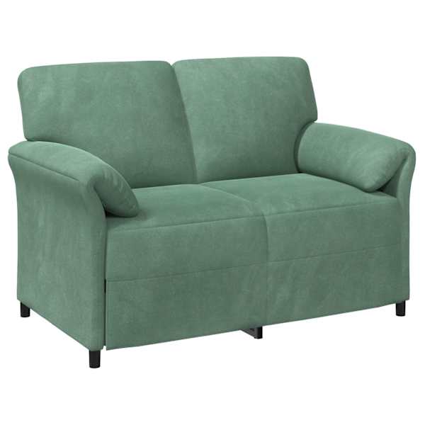 vidaXL 2-kohaline diivan Mere Roheline 138 x 83 x 95 cm Samet