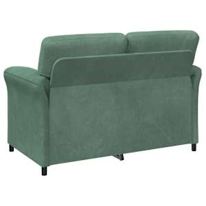 Sofa pro dvě osoby Mořská zelená 138 x 83 x 95 cm Samet - obrázek 5