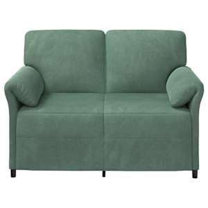 Sofa pro dvě osoby Mořská zelená 138 x 83 x 95 cm Samet - obrázek 3