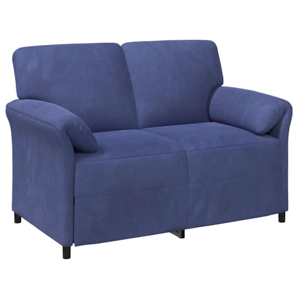 vidaXL 2-kohaline diivan Politsei sinine 138 x 83 x 95 cm Samet