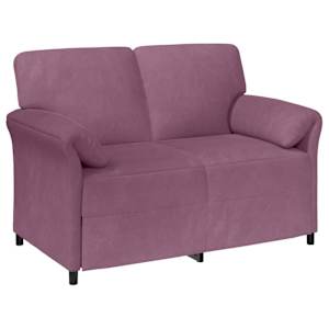 vidaXL 2-kohaline diivan Lilla 138 x 83 x 95 cm Samet