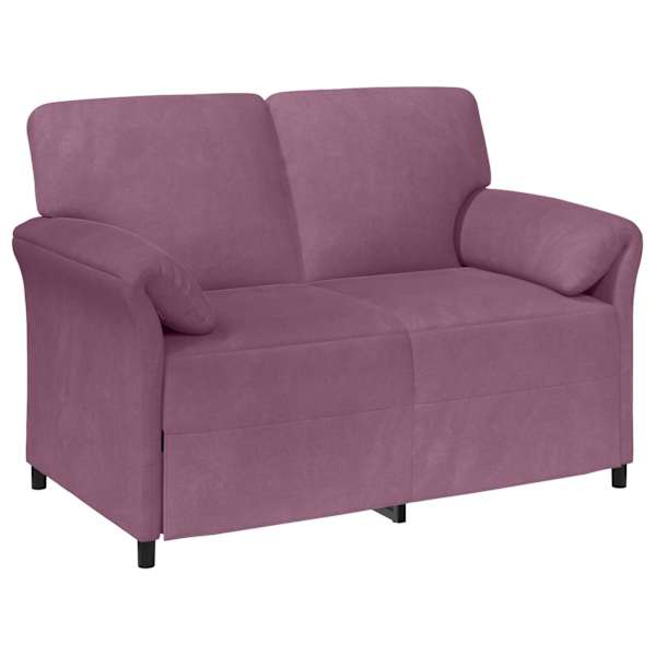 vidaXL 2-kohaline diivan Lilla 138 x 83 x 95 cm Samet