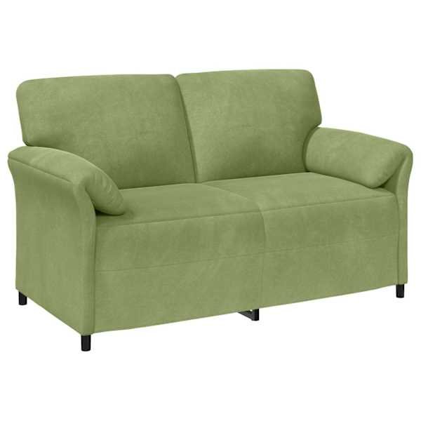 vidaXL 2-kohaline diivan Hele roheline 158 x 83 x 95 cm Samet