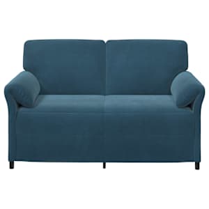 Sofa pro dvě osoby Modrá 158 x 83 x 95 cm Samet - obrázek 3