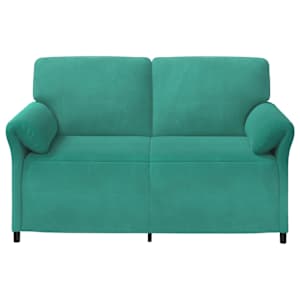 Sofa pro dvě osoby Tyrkysová 158 x 83 x 95 cm Samet - obrázek 3