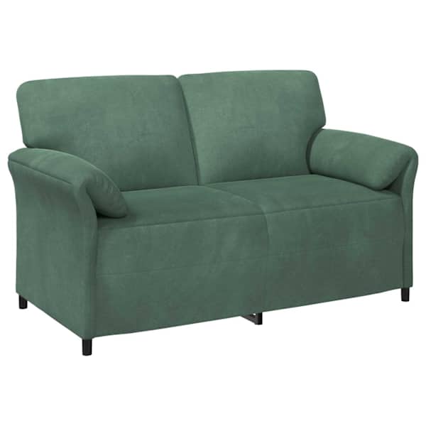 vidaXL 2-kohaline diivan Mere Roheline 158 x 83 x 95 cm Samet