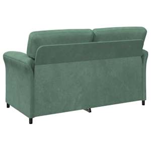 Sofa pro dvě osoby Mořská zelená 158 x 83 x 95 cm Samet - obrázek 5