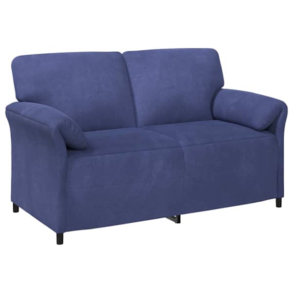 vidaXL 2-kohaline diivan Politsei sinine 158 x 83 x 95 cm Samet