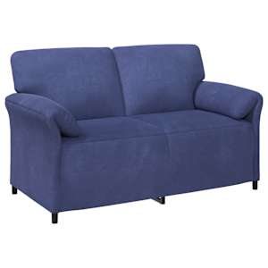 Sofa pro dvě osoby Policová modrá 158 x 83 x 95 cm Samet - obrázek 2