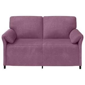 Sofa pro dvě osoby Fialová 158 x 83 x 95 cm Samet - obrázek 3