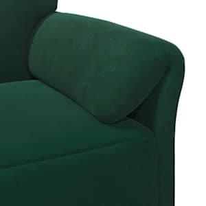 3-místné sofa Tmavě zelená 198 x 83 x 95 cm Samet - obrázek 6