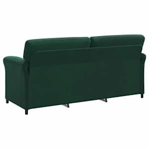 3-místné sofa Tmavě zelená 198 x 83 x 95 cm Samet - obrázek 5