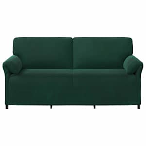 3-místné sofa Tmavě zelená 198 x 83 x 95 cm Samet - obrázek 3