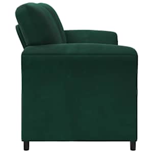 3-místné sofa Tmavě zelená 198 x 83 x 95 cm Samet - obrázek 4