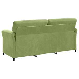 3-místné sofa Světlá zelená 198 x 83 x 95 cm Samet - obrázek 5