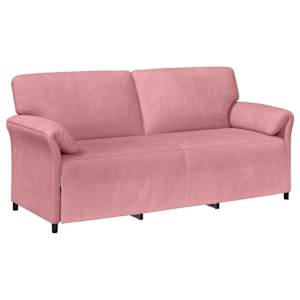 vidaXL 3-kohaline diivan Roosa 198 x 83 x 95 cm Samet