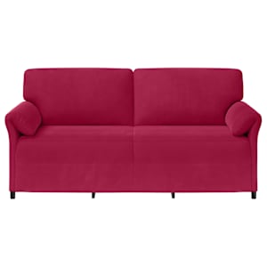 3-místné sofa Víno Červené 198 x 83 x 95 cm Samet - obrázek 3