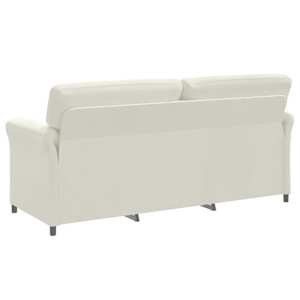 3-místné sofa Krémová 198 x 83 x 95 cm Samet - obrázek 5