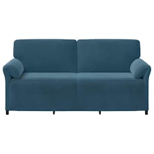 3-místné sofa Modrá 198 x 83 x 95 cm Samet - obrázek 3