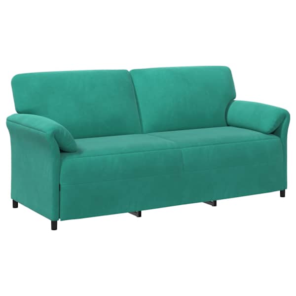 vidaXL 3-kohaline diivan T&uuml;rkiis 198 x 83 x 95 cm Samet