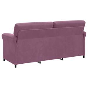 3-místné sofa Fialová 198 x 83 x 95 cm Samet - obrázek 5