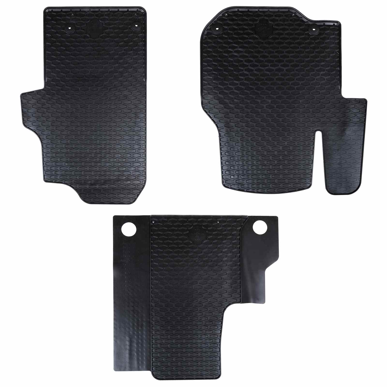 Avto preproga 3 pcs Črna VW CRAFTER , TGE TPE