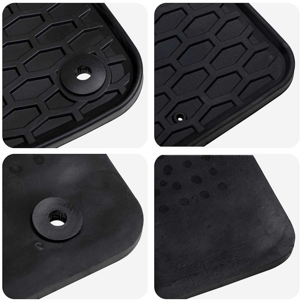 Bilmåtte 3 stk. Passer til VW T5 2010-2015 Gummi - Billede 5