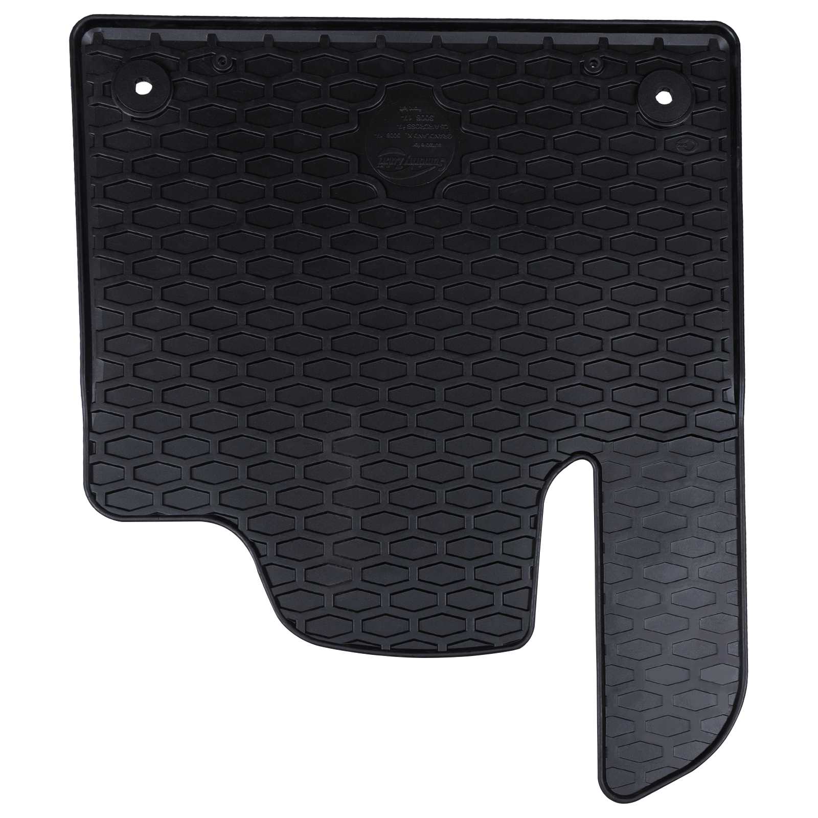 Thumbnail - vidaXL Autofußmatte 4 pcs Schwarz Gummi