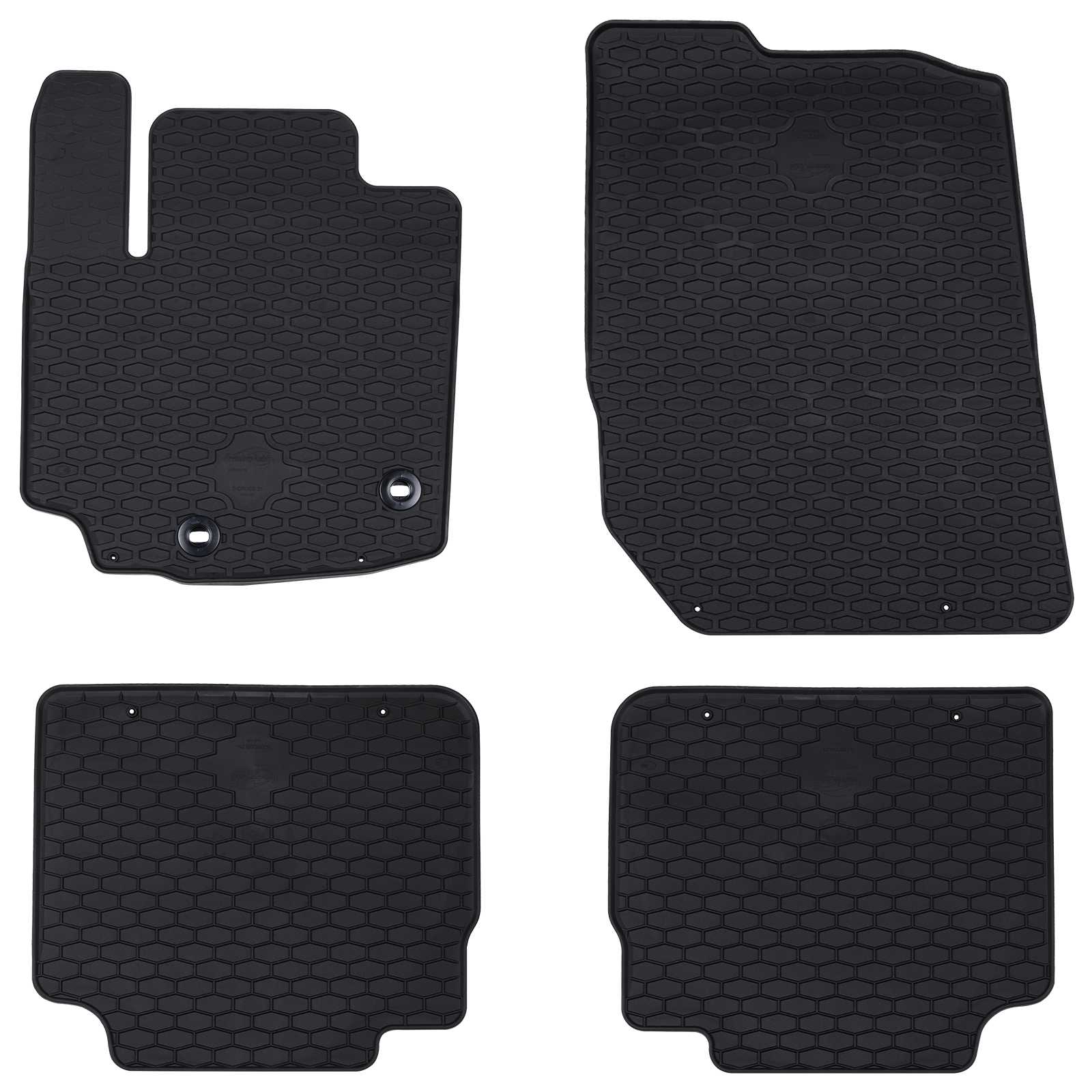 vidaXL Autofußmatte 4 pcs Schwarz geeignet für Suzuki S-CROSS TPE