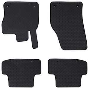 Avto preproga 4 pcs Črna primerna za AUDI Q2 2017 Guma