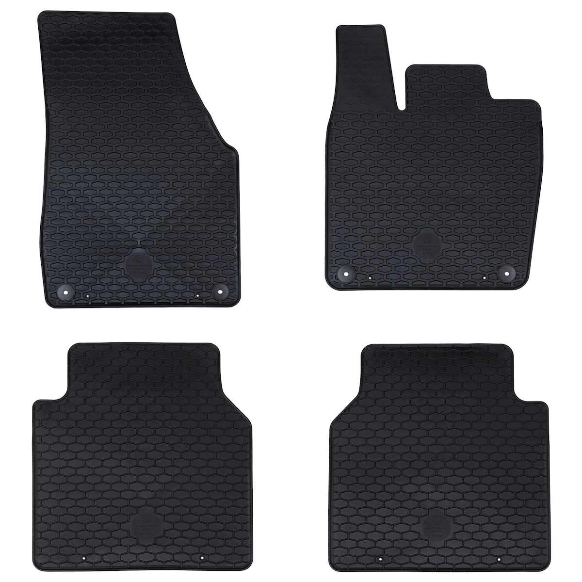 Bilmåtte 4 stk. tilpasset VW ID.7 2023- Gummi