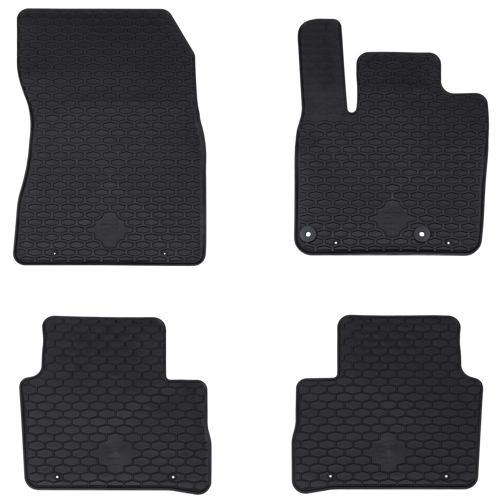vidaXL Autofußmatte 4 pcs Schwarz geeignet für Nissan QASHQAI TPE