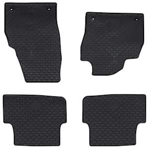 Avto preproga 4 pcs Črna primeren za Škoda FABIA 2021- Guma