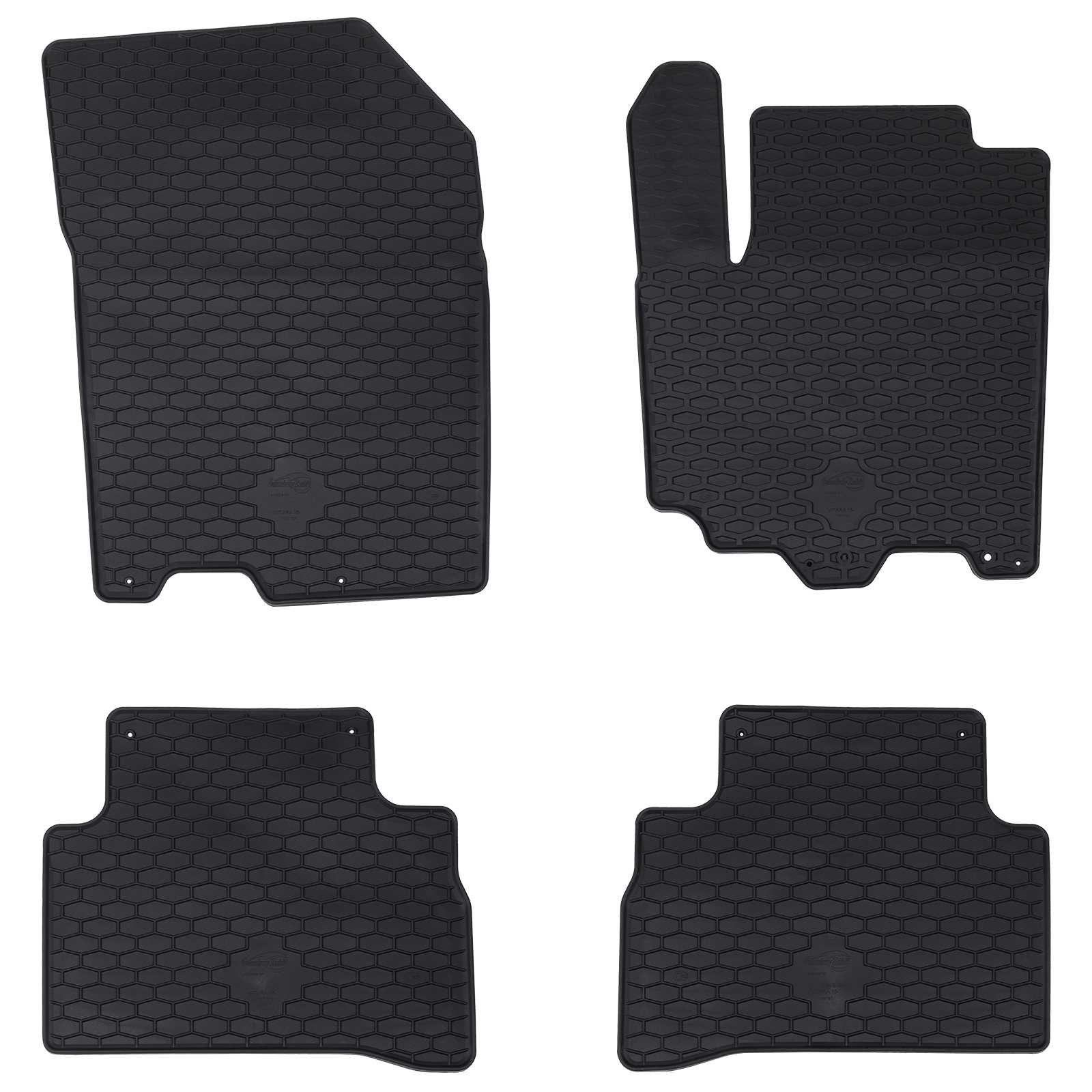 vidaXL Autofußmatte 4 pcs Schwarz Geeignet für Suzuki VITARA 2015-