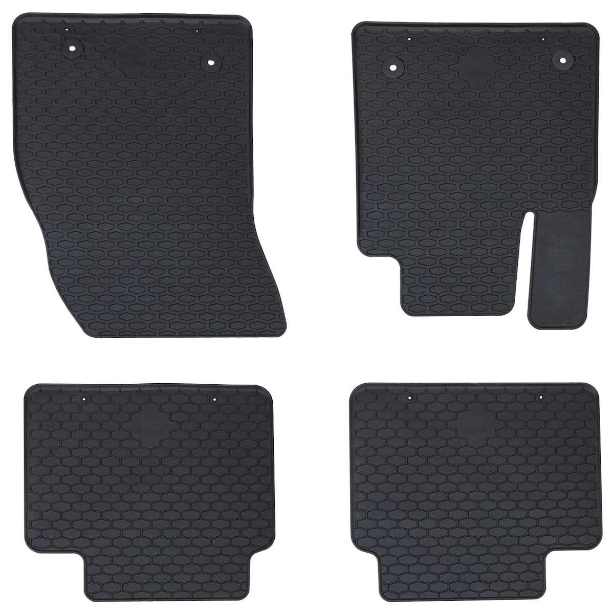 Bilmåtte 4 stk. suitable for Ford Focus 2018- 4D Aft. Gummi