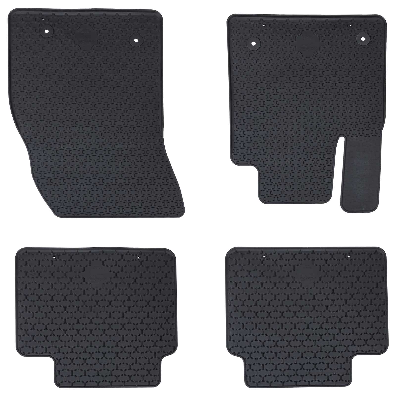vidaXL Autofußmatte 4 pcs Schwarz geeignet für Ford Focus 4D Aft.