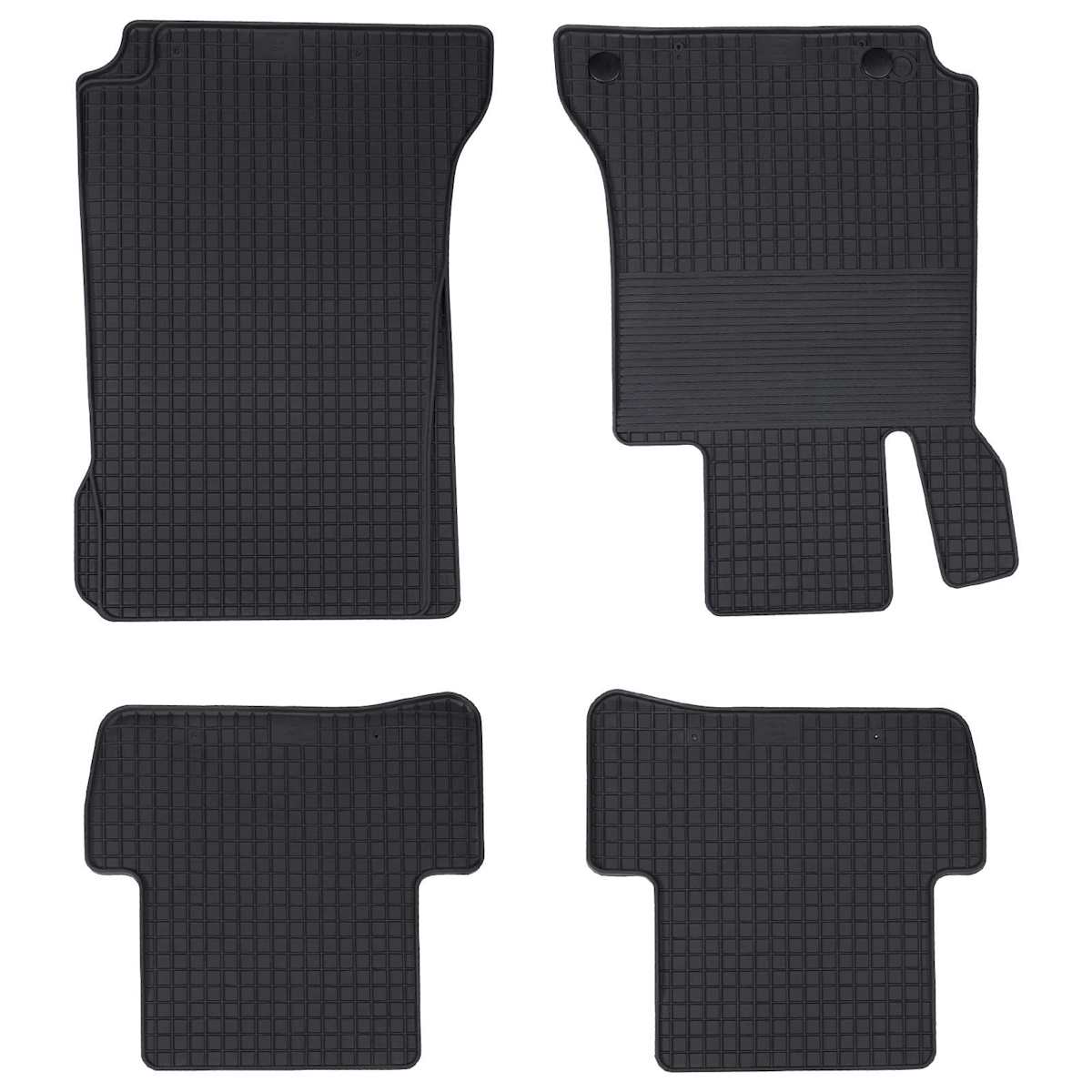 Bilmåtte 4 stk. velegnet til C-Class W205 2014- 4D Aft Gummi