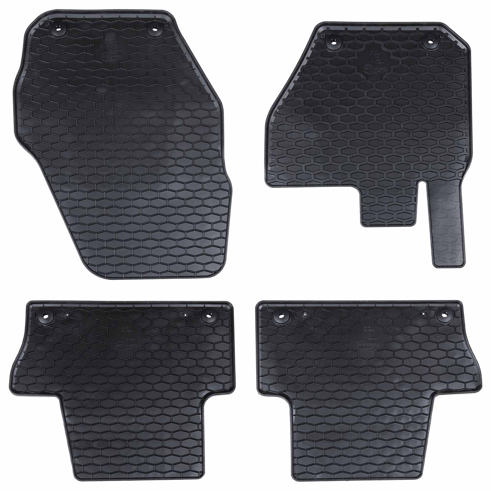 vidaXL Autofußmatte 4 pcs Schwarz Geeignet für VOLVO XC60 2009-2017