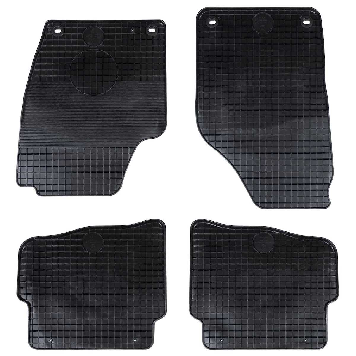 Bilmåtte 4 stk. velegnet til VW POLO 2001-2009 NS Gummi